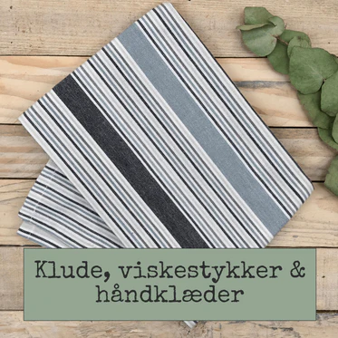 Klude, Viskestykker & H&aring;ndkl&aelig;der