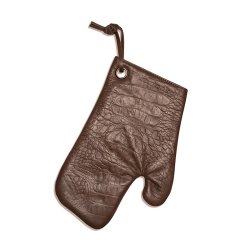 Dutchdeluxes Ultimate Ovnhandske 100% Lder Croco Taupe