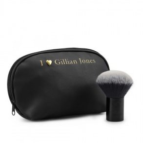 Gillian Jones Sort Kosmetikpung Med Kabuki Brste