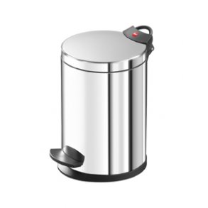 Hailo T2.4 Pedalspand 4 Liter - Rustfrit Stl