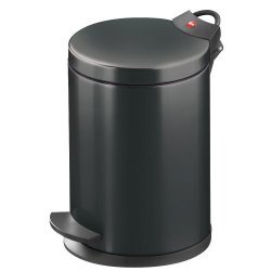 Hailo T2.4 Pedalspand 4 Liter - Sort