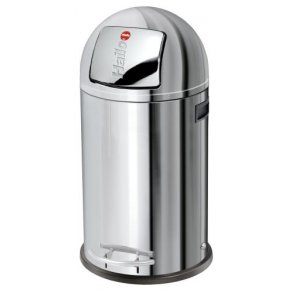 Hailo KickMaxx 35 Liter Affaldsspand - Rustfrit Stl