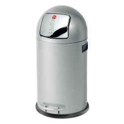 Hailo KickMaxx 35 Liter Affaldsspand - Silver