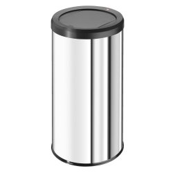 Hailo BigBin Avfallshink med Vipplock 45 liter - Matt St�l