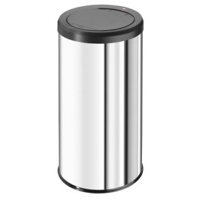 Hailo BigBin Affaldsspand Med Touch Lg 45 Liter - Rustfrit Stl