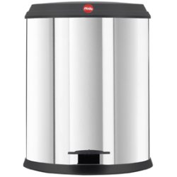 Hailo T1. Pedalspand 13 Liter Med Plastik Lg - Rustfrit Stl