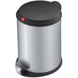 Hailo T1. Pedalspand 13 Liter Med Plastik Lg - Silver