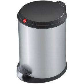 Hailo T1. Pedalspand 13 Liter Med Plastik Lg - Silver