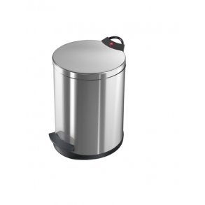 Hailo T2. Pedalspand 13 Liter - Rustfrit Stl Anti-fingeraftryk