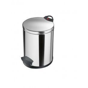 Hailo T2. Pedalspand 13 Liter - Rustfrit Stl