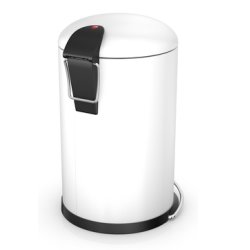 Hailo TOPdesign Pedalspand 16 Liter - Hvid