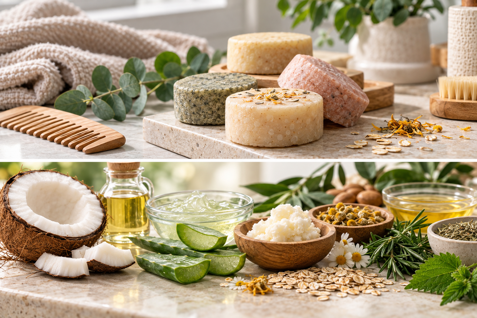 Ingredienser i naturlig shampoo &ndash; milde og plantebaserede valg