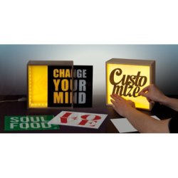 Seletti Lightthink Box - Lyskasse m 3 Forskellige Tekster - Love