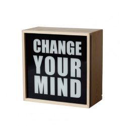 Seletti Lightthink Box - Lyskasse m 3 Forskellige Tekster - Love