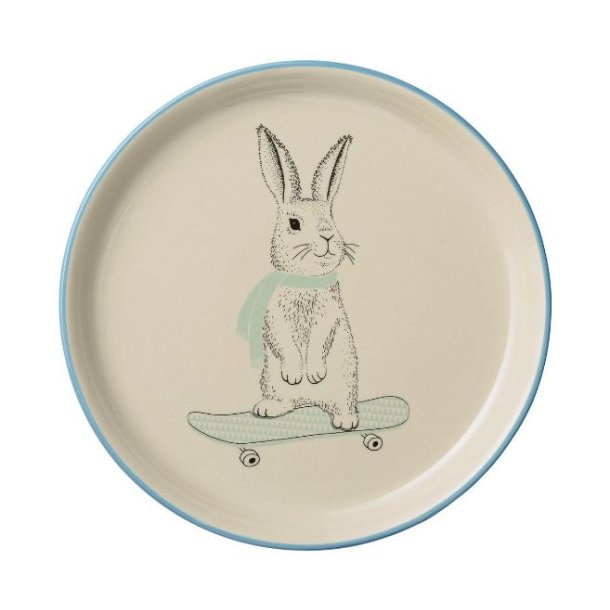 Bloomingville Mini stor tallrik - Rabbit