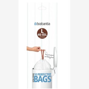 Brabantia Affaldsposer 45 Liter m�rke L - 10 Stk