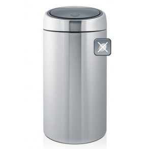 Brabantia Touch Bin Deluxe Mat Stål / FPP 45 Liter - 390845