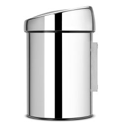 Brabantia Touch Bin 3 Liter - Blank Stl - Vghngt