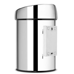 Brabantia Touch Bin 3 Liter - Blank Stl - Vghngt