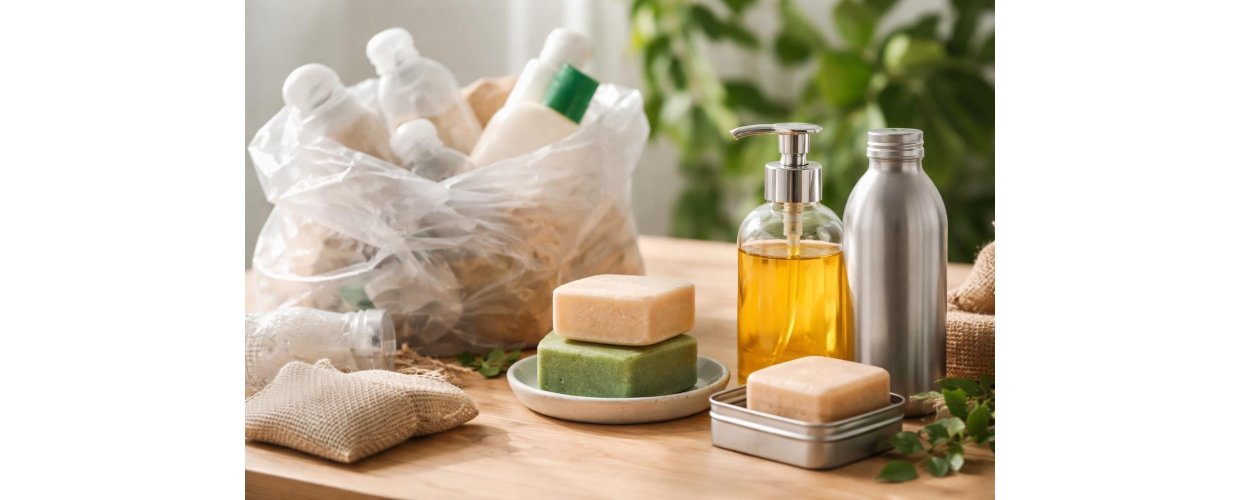 Zero Waste Shampoo: Guide til B&aelig;redygtig H&aring;rpleje 2026