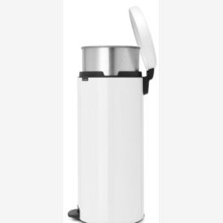 Brabantia Pedalspand newIcon 30 Liter Inderspand I Metal - Hvid 114748