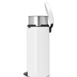 Brabantia Pedalspand newIcon 30 Liter Inderspand I Metal - Hvid 114748