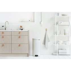 Brabantia Pedalspand newIcon 30 Liter Inderspand I Metal - Hvid 114748