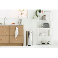 Brabantia Pedalspand newIcon 30 Liter Inderspand I Metal Blank Stl