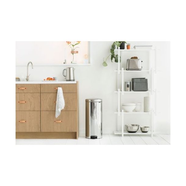 Brabantia Pedalspand newIcon 30 Liter Inderspand I Metal Blank Stl