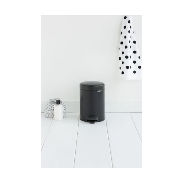 Brabantia Pedalspand newIcon 3 Liter Mat Sort - 113321
