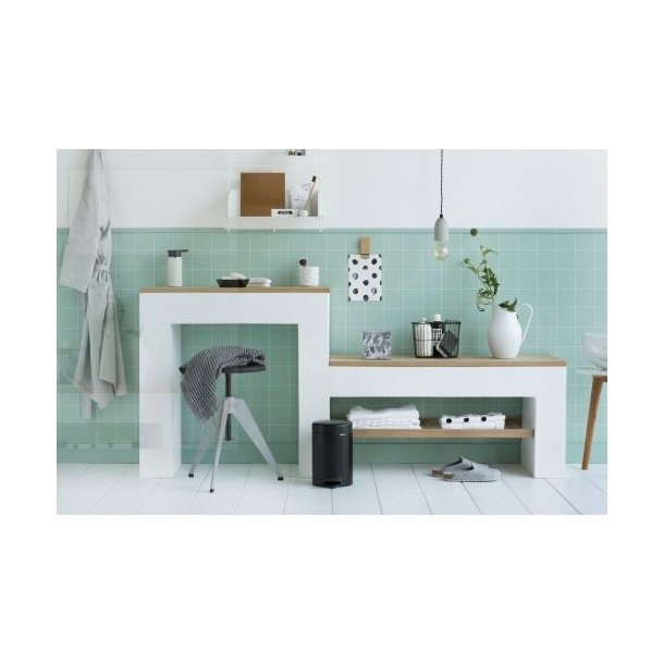 Brabantia Pedalspand newIcon 3 Liter Mat Sort - 113321