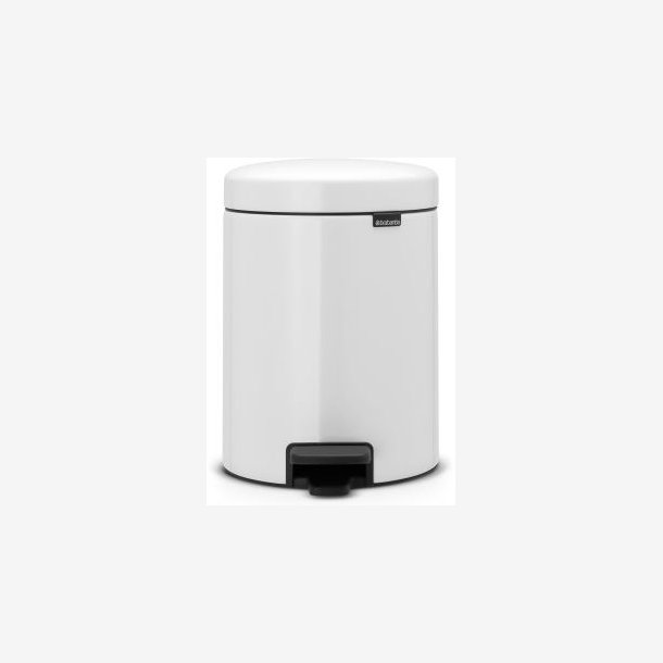 Brabantia Pedalspand newIcon 5 Liter Hvid