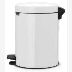 Brabantia Pedalspand newIcon 5 Liter Hvid