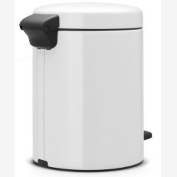 Brabantia Pedalspand newIcon 5 Liter Hvid