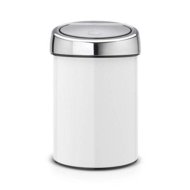 Brabantia Touch Bin Hvid V�gh�ngt 3 Liter - 364488