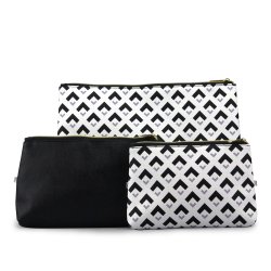 Studio Tasker St Med 3 stk. Sort / Hvid