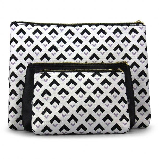 Studio Bags set med 3 st. Svart / Vit