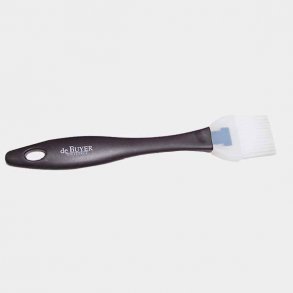 de Buyer Stor Oval Silikone Bagepensel - Fin Silk 3,5 X 4,5 X 2,5 cm