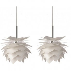 DYBERG-LARSEN PineApple XS DripDrop Pendelsæt Ø18 cm - Hvid 2 stk.