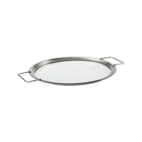 Eva Trio Tallerkenlg med rer, Glas  24 cm