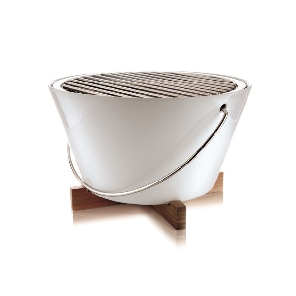 Eva Solo Bordgrill, porceln/ rustfrit stl white 30 cm