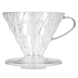 Hario V60 Dripper - Klar Plast