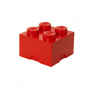 LEGO Opbevaringsklods 4 - Rød