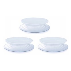 Lku Stretch Top - Hvid 8,5 cm - 3 stk