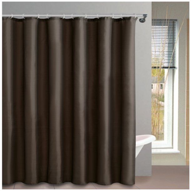 MSV Duschdraperi Polyester Inkl. Krokar