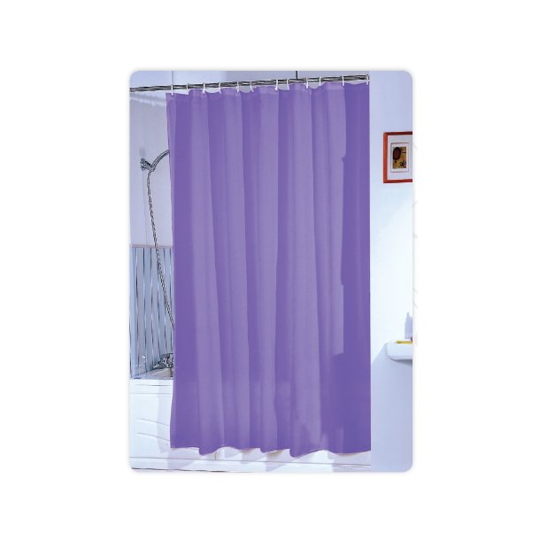 MSV Duschdraperi Polyester Inkl. Krokar