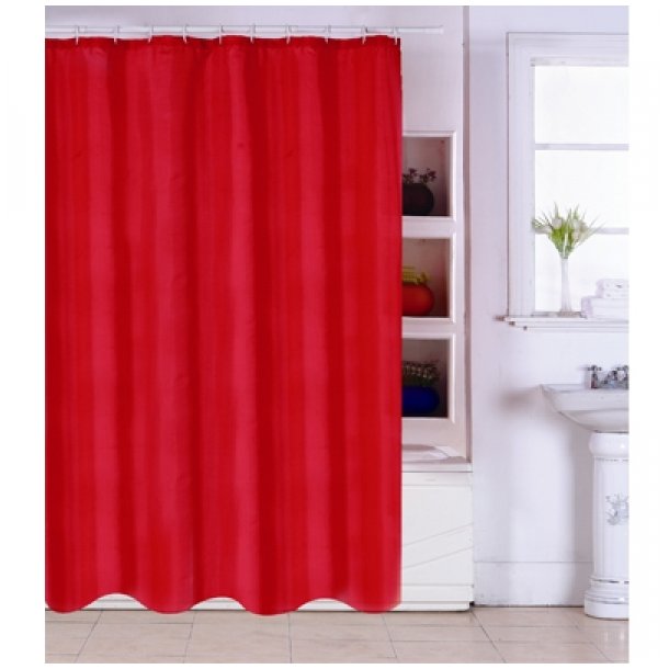 MSV Duschdraperi Polyester Inkl. Krokar