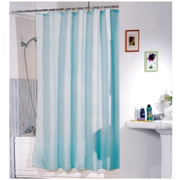 MSV Duschdraperi Polyester Inkl. Krokar