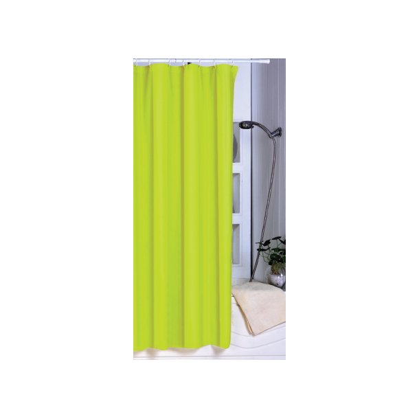 MSV Solid Duschdraperi 180 x 200 cm PVA Inkl. krokar