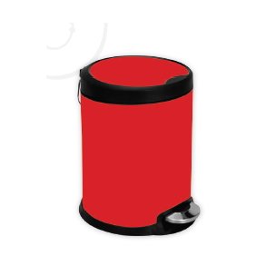 MSV Pedalspand Med Softluk 12 Liter - Rd